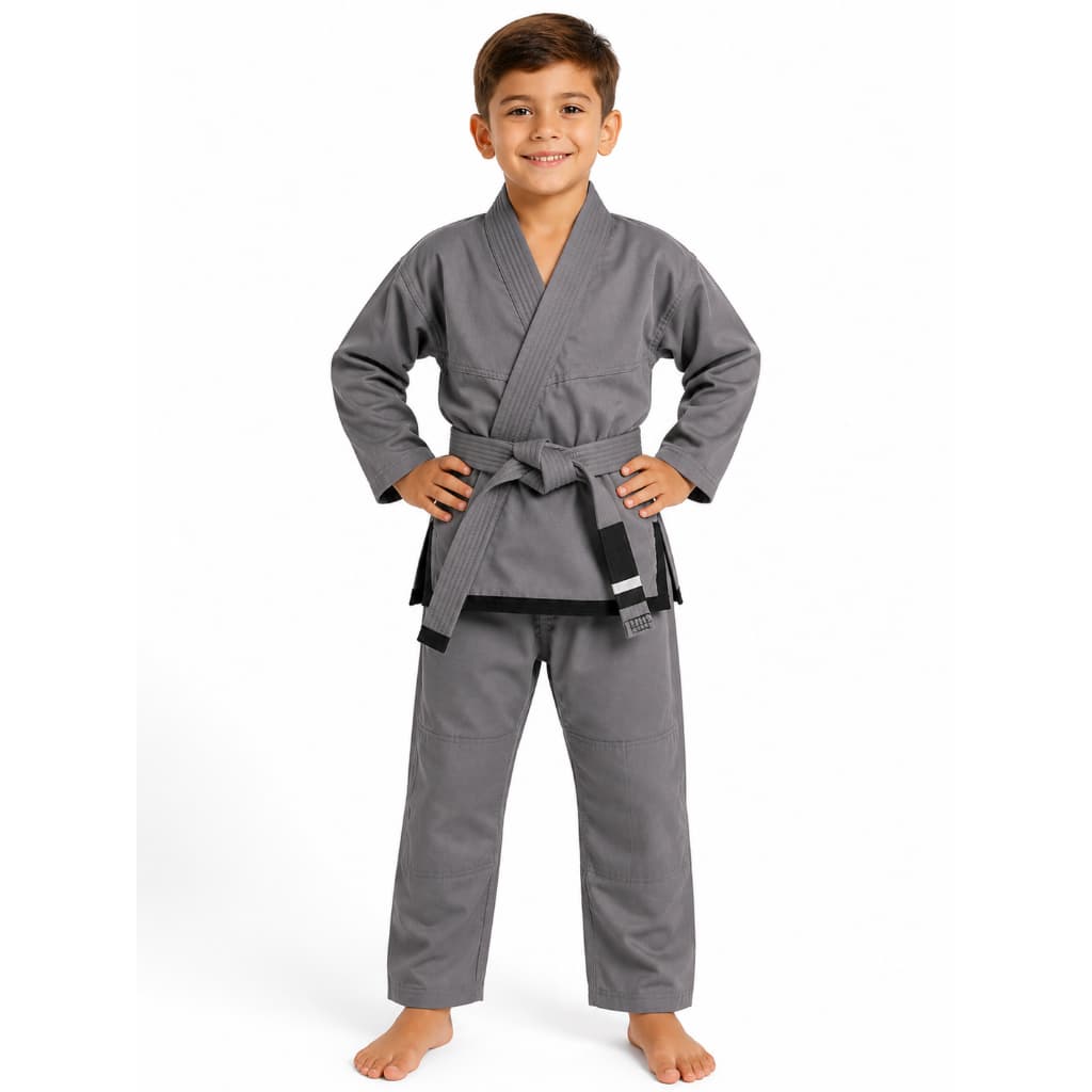 Kimono Infantil Jiu Jitsu Reforçado Brim Pesado