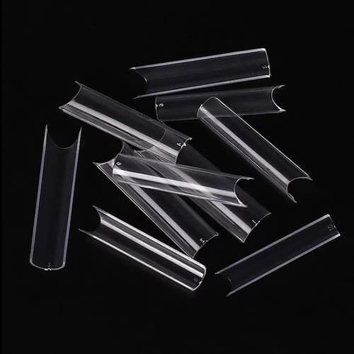 Unha Tips Curvatura C 100un Na Caixa Acrílico Plastico ABS