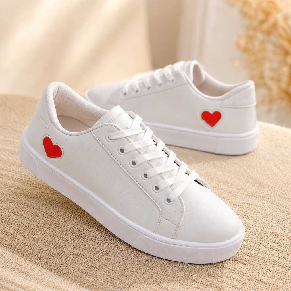 Tênis Casual Feminino coraçao envio imediato!