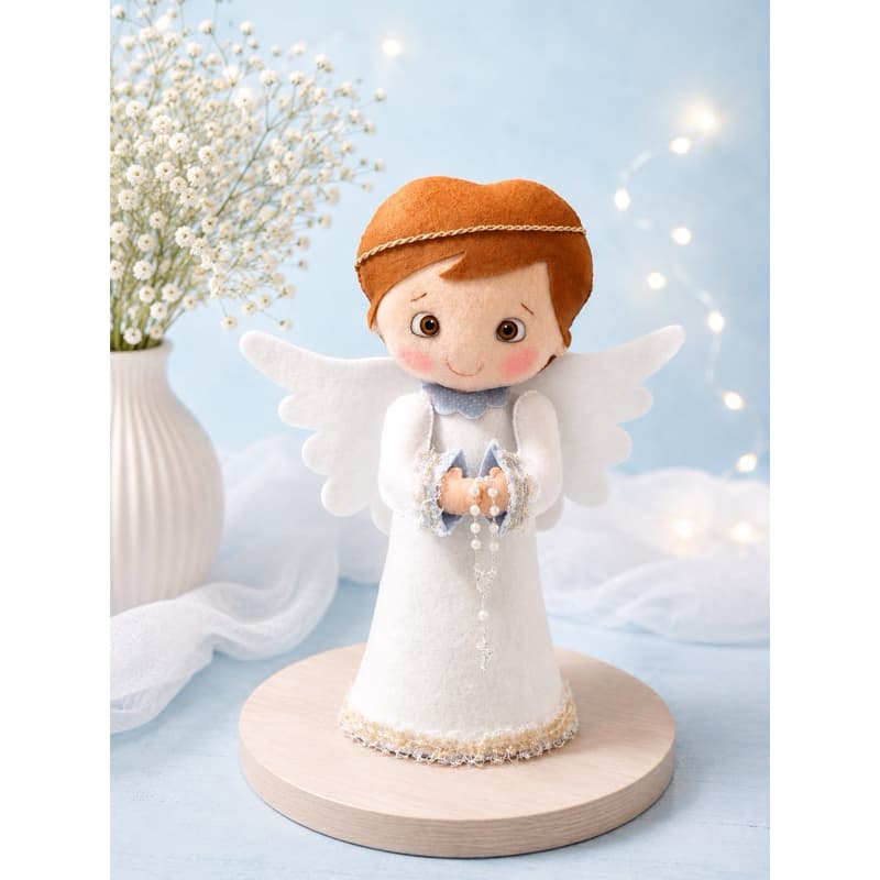 Anjinho Feltro personalizado, Anjo batizado