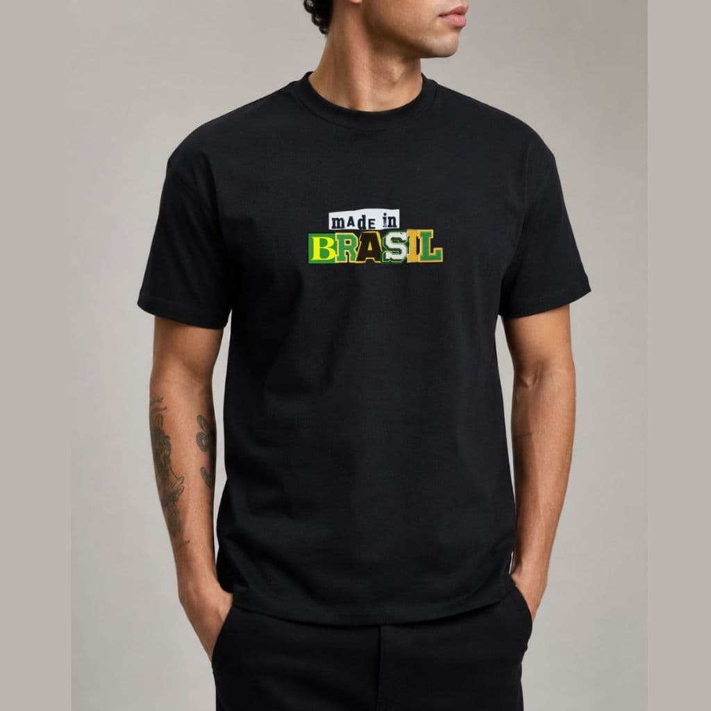 Camiseta em Algodão Brasil Convocação Várias Cores do P ao GG Copa