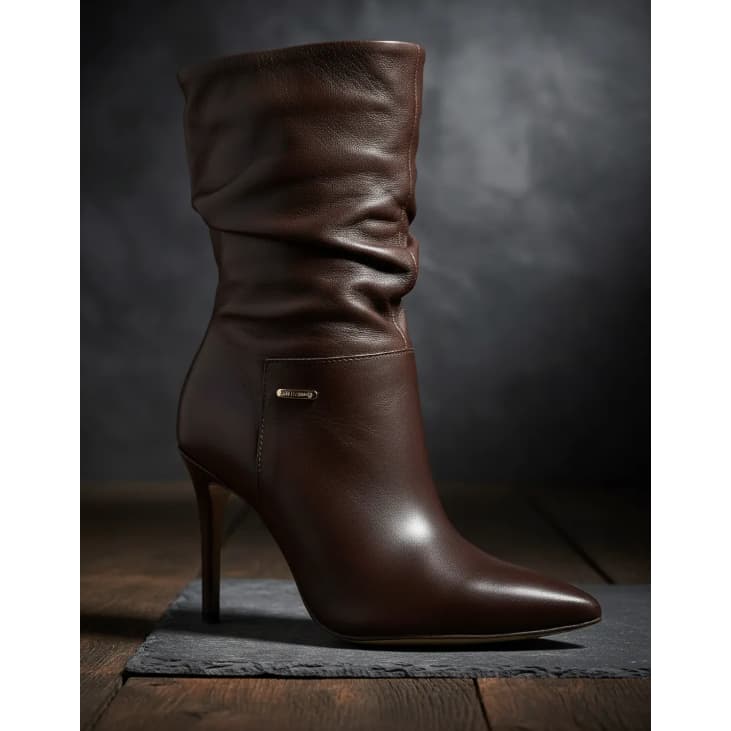 Bota Feminina Cano Baixo Estilosa Couro Legítimo Bottero 378201-1