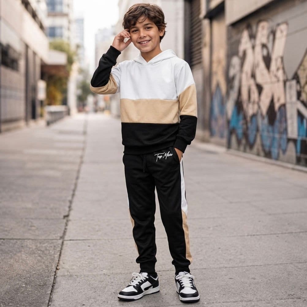 Conjunto Infantil Masculino Agasalho Calça e Casaco Menino