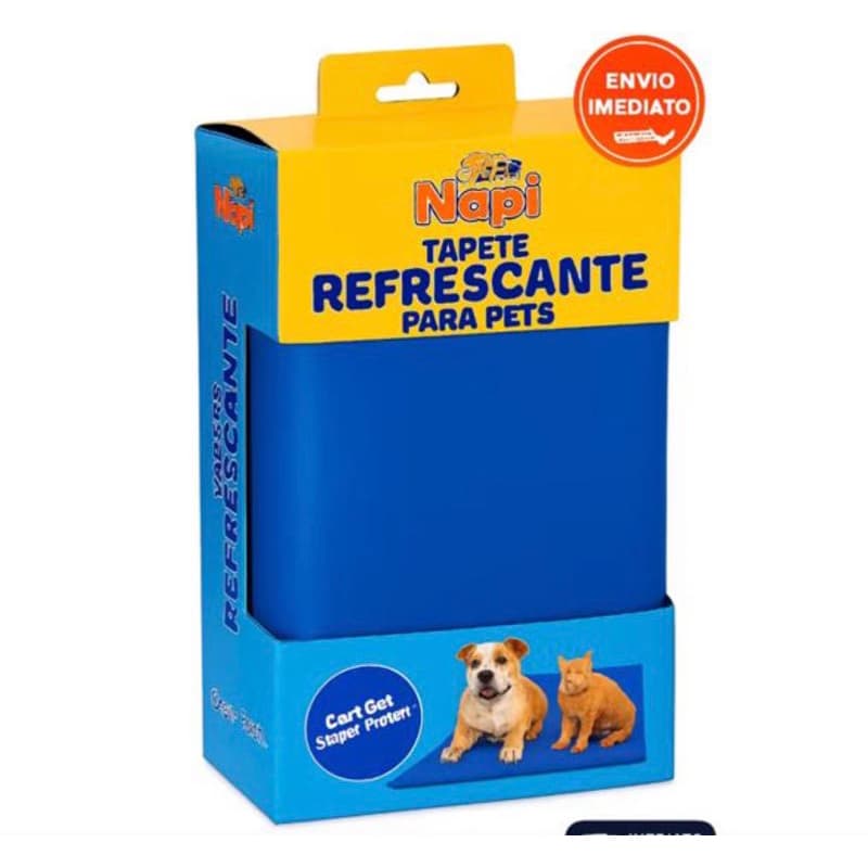 Tapete Gelado Pet Refrescante Azul Cães e Gatos 40x50 e 50x65