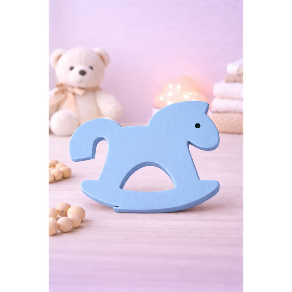 Cavalinho Decorativo Infantil 15cm | Enfeite para Quarto de Bebê, Nicho e Cômoda