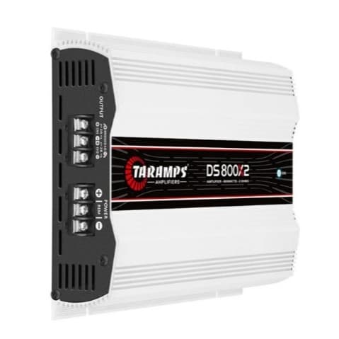 Modulo de Som Amplificador Taramps Ds800x2 2 Ohms 800w Rms  2 Canais Som Automotivo.