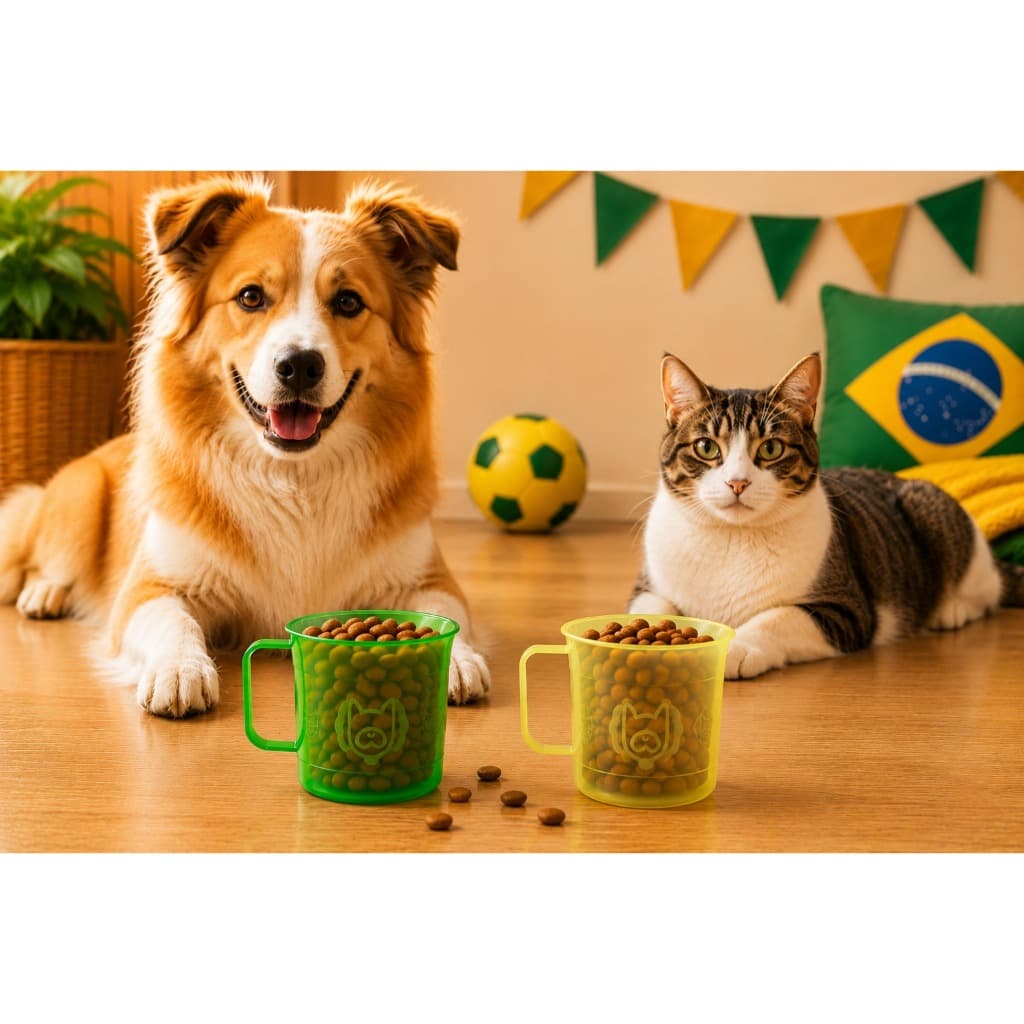 Caneca Graduada para todos os tipos de Ração material Novo livre de BPA para Cachorro e Gato