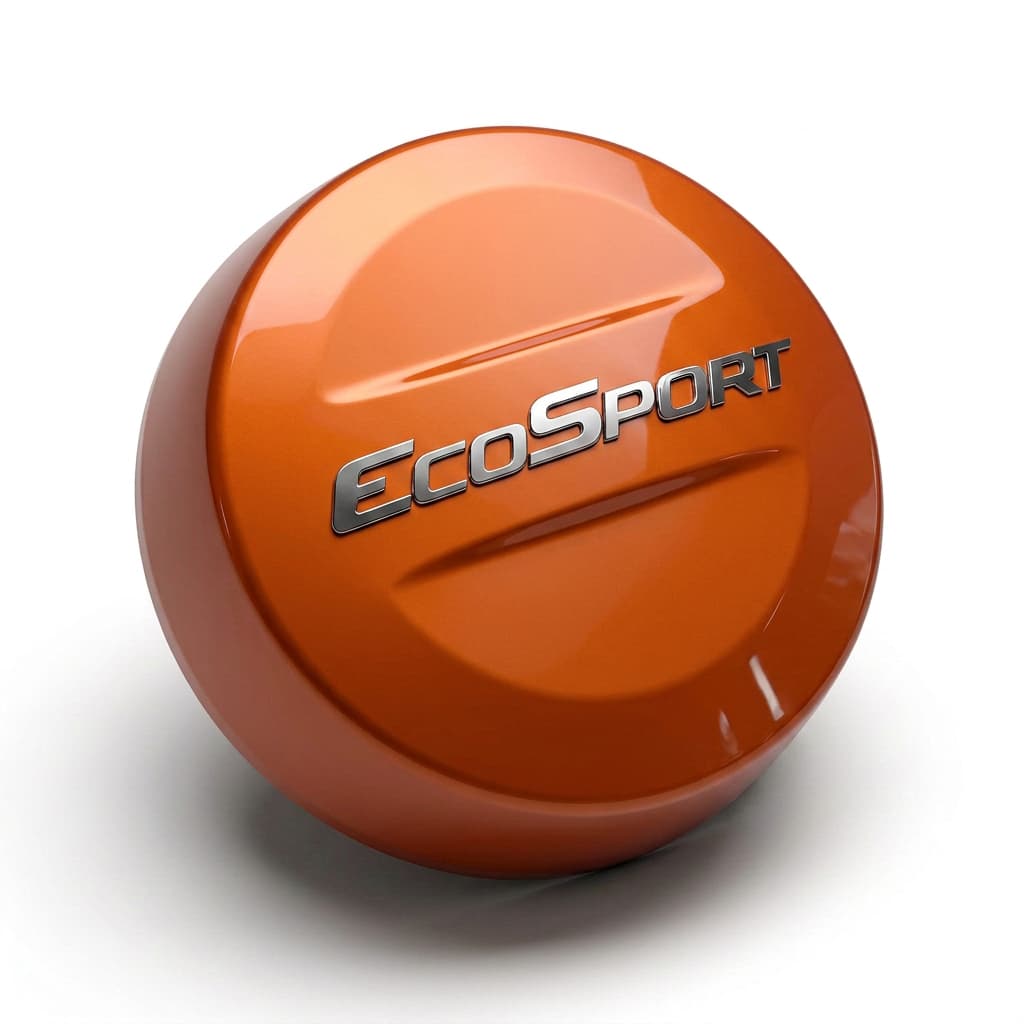 Capa de Estepe Rígida FORD ECOSPORT - Laranja - Ano de Aplicação 2013 A 2022.