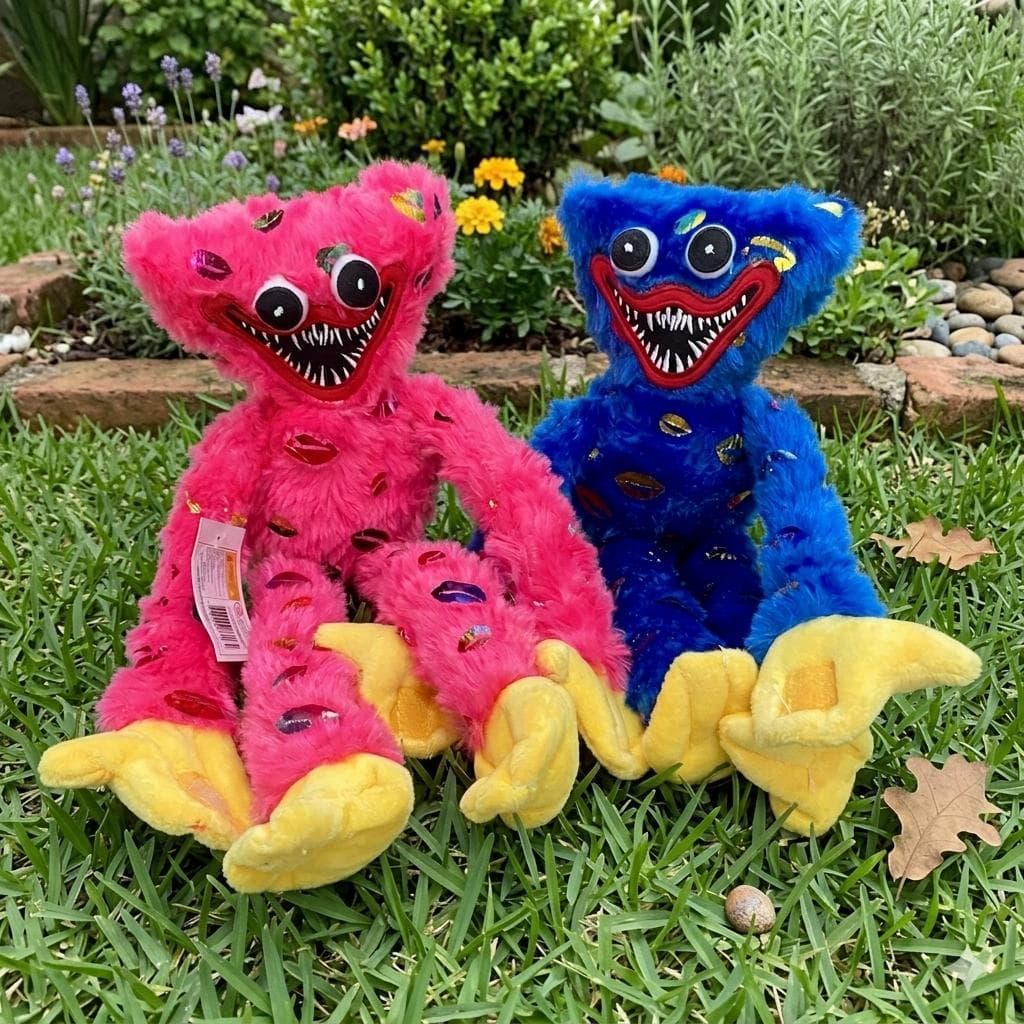 Pelúcia Huggy Wuggy 40 cm Musical - Poppy Playtime - Brinquedo para Criança - Boneco de Pelúcia.