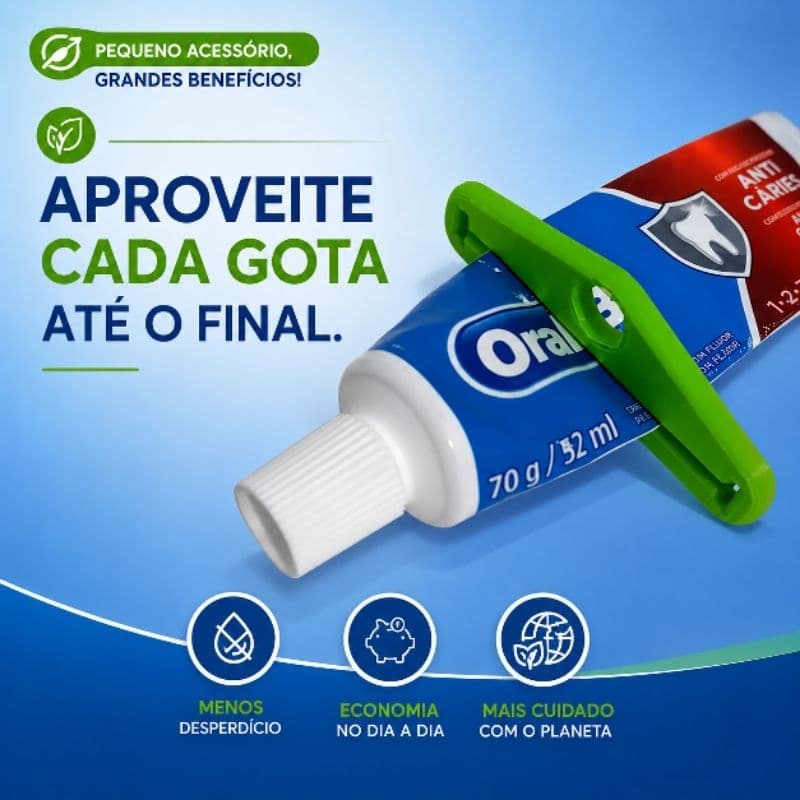 kit Espremedor de pasta de dente