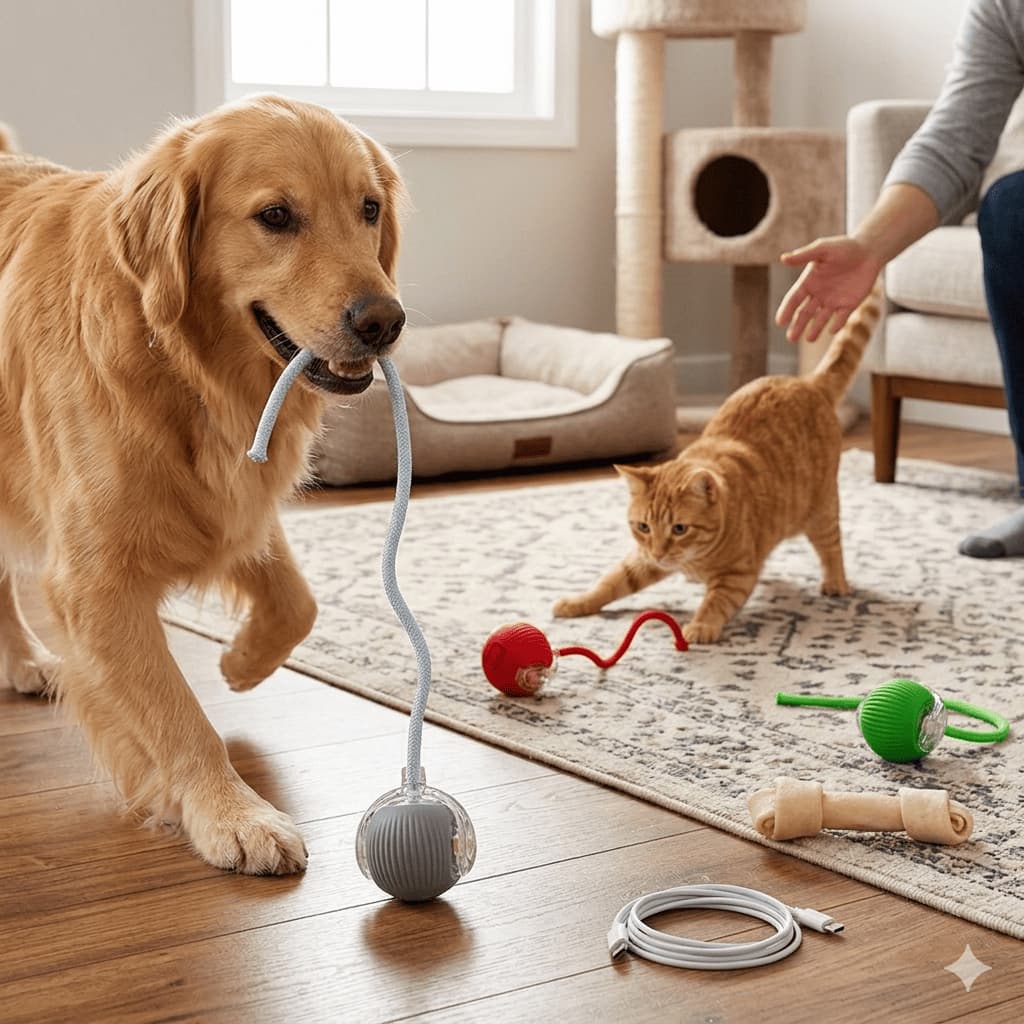Brinquedo Bola Interativa Movel Divertido Estimulante Infantil Animais Sortido