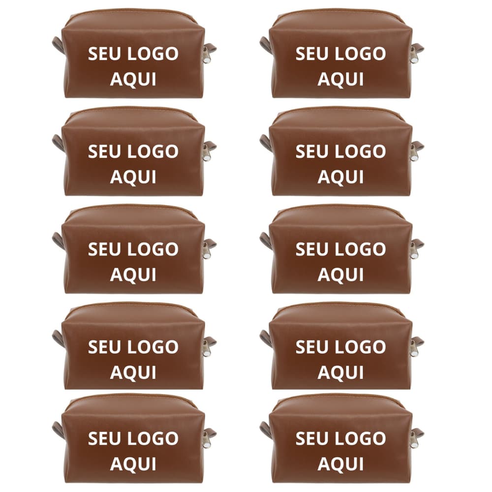 Kit C/ 26 Bolsas Necessaire Grande Personalizada Com Sua Logo Várias Cores