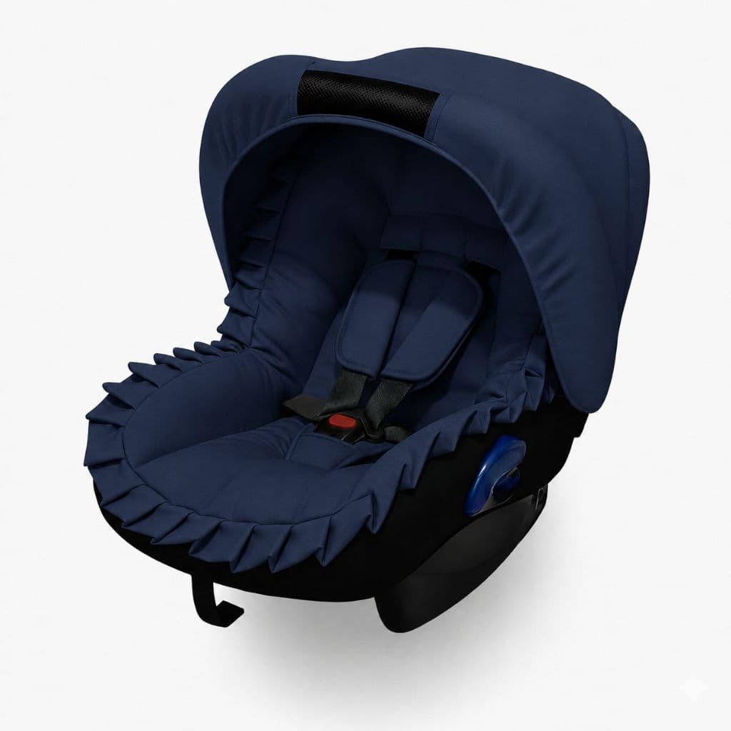 Kit Capa Protetora para Bebê Conforto Universal + Capota Solar + Jogo Protetor de Cinto