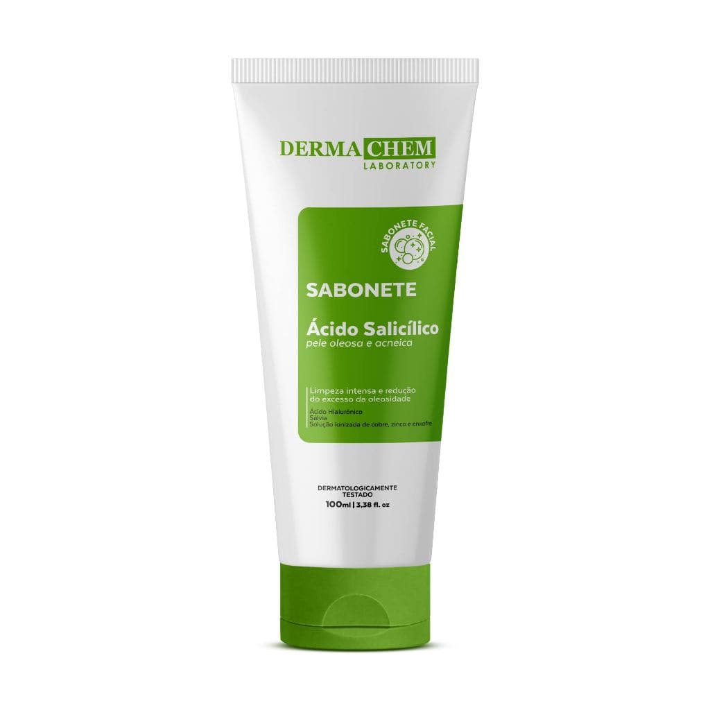 Sabonete Ácido Salicílico Pele Oleosa 100ml Dermachem