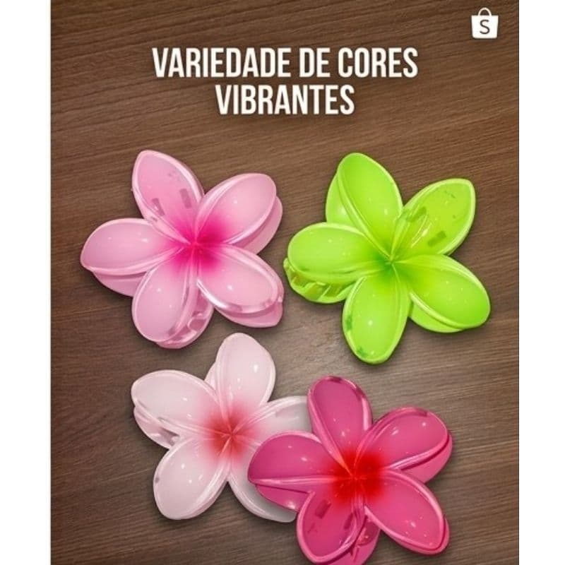 Kit 3 Presilhas de Cabelo Flor – O Toque de Estilo que Faltava no Seu Visual!