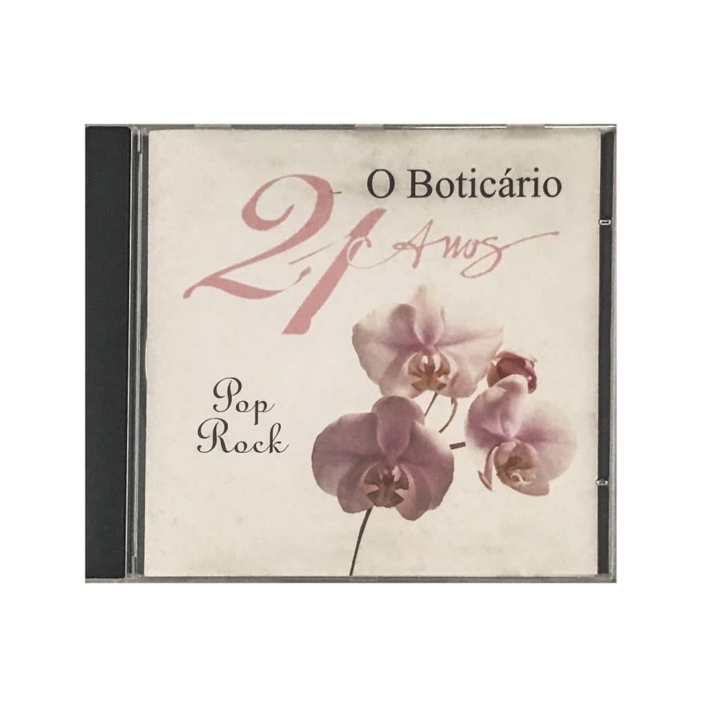 CD - Coletânea de música brasileira - O Boticário 21 anos - Pop rock