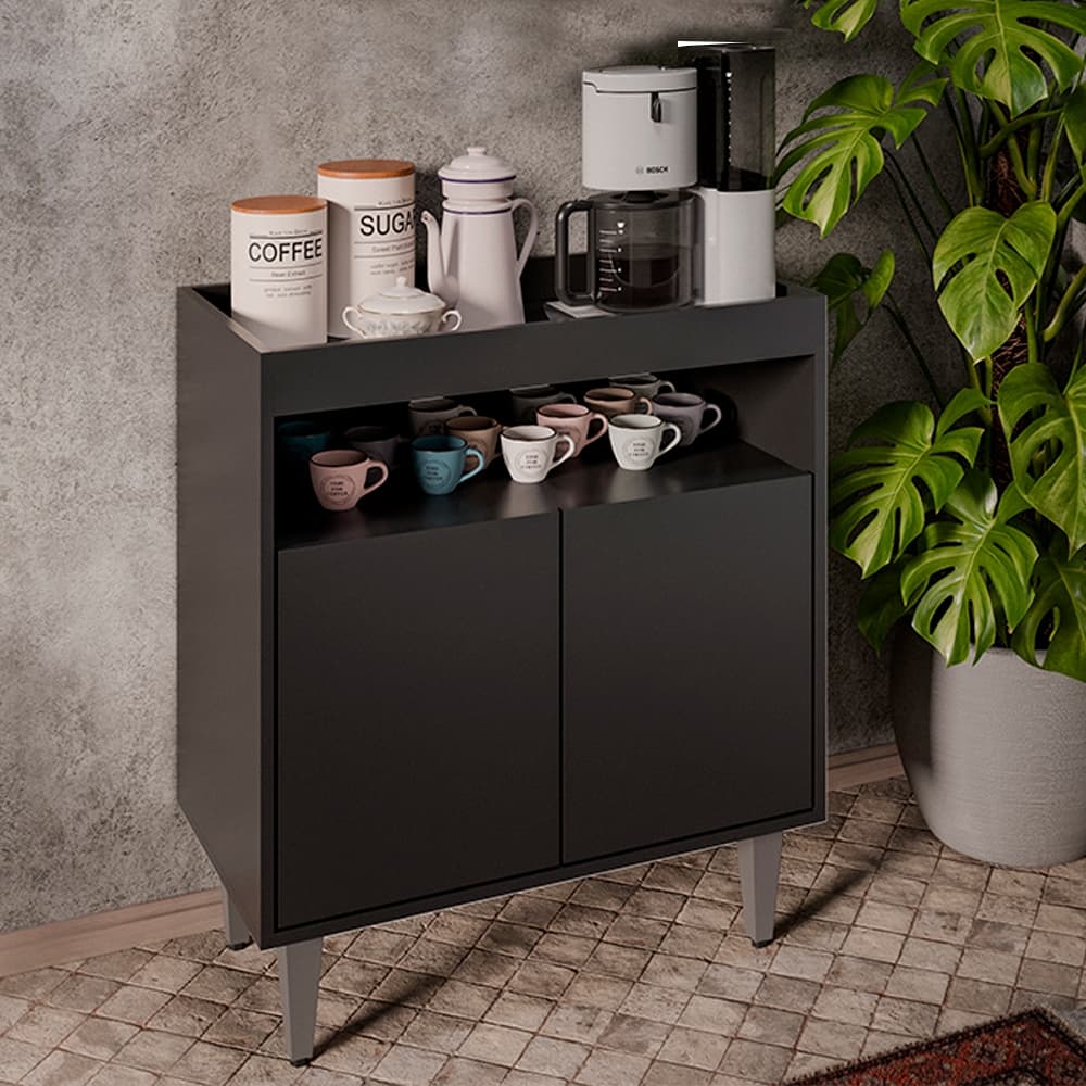 🔥PROMOÇÃO🔥BALCÃO GABINETE BUFFET CANTINHO DO CAFÉ ORGANIZADOR ALICE em MDP Acabamento BP