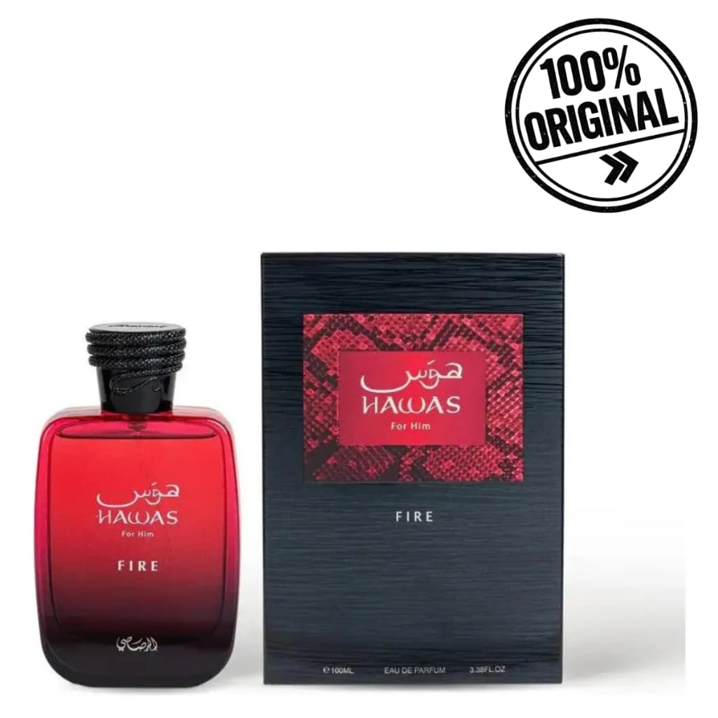 Perfume Rasasi Hawas Fire EDP Unissex 100ml Floral