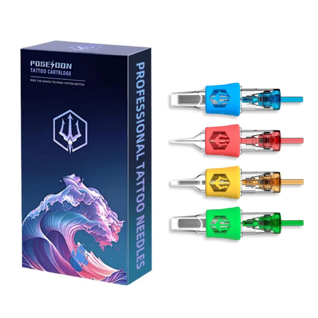 Cartucho Poseidon V4 V3 embalagem com 10 ou 20 Unidades Tattoo Micropigmentação Anvisa tatuagem