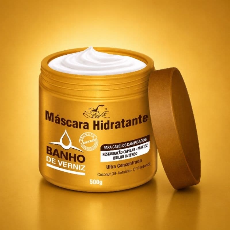 Máscara Hidratante Banho de Verniz Belkit 500g