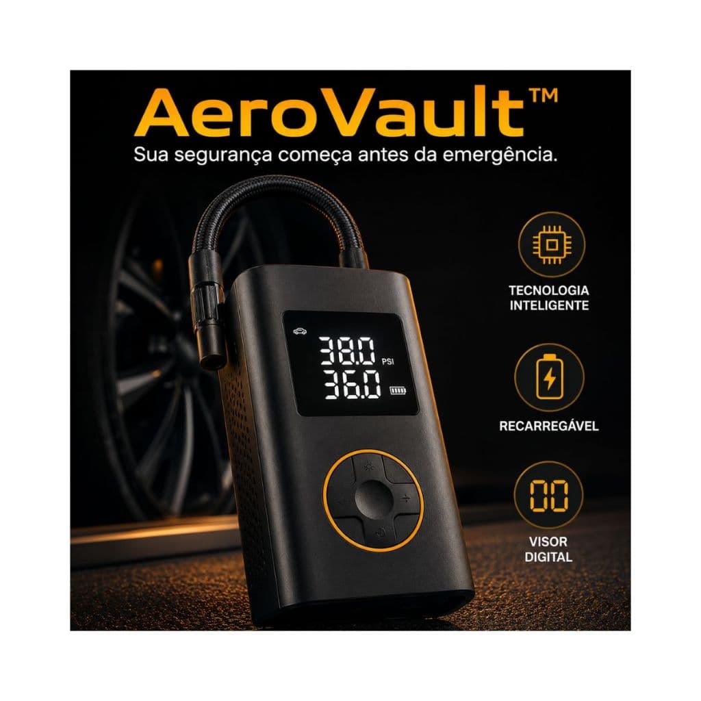 Bomba de Ar Digital Portátil Recarregável Compressor Alta Pneu Carro Moto Bike LED Visor Digital 80W
