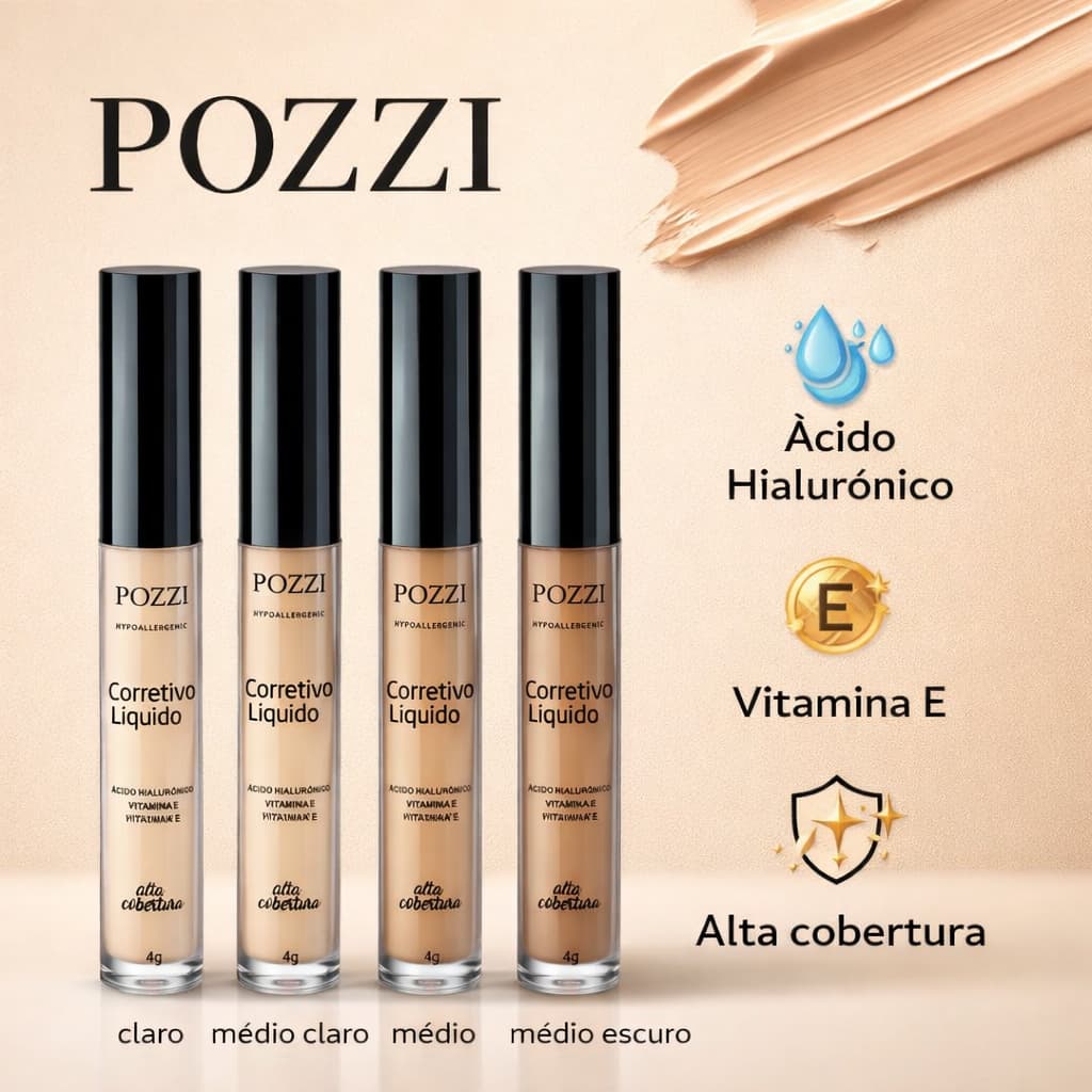 Corretivo de Alta Cobertura Pozzi 4g