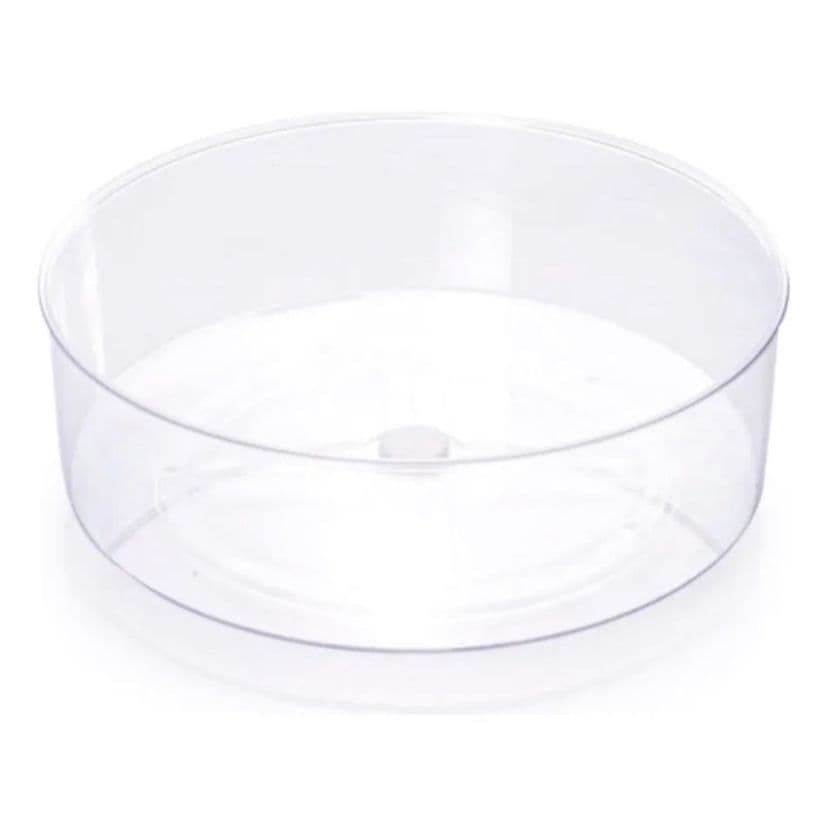 Organizador Giratório Redondo Acrílico Transparente para seu Armário, Cozinha, Geladeira, Maquiagem