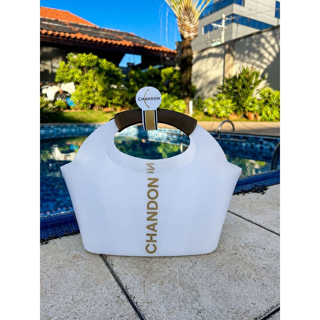 Bolsa Cooler Térmica Balde Gelo Espumante Chandon Champanheira Sacola Térmica Bag Cooler Ice Bag