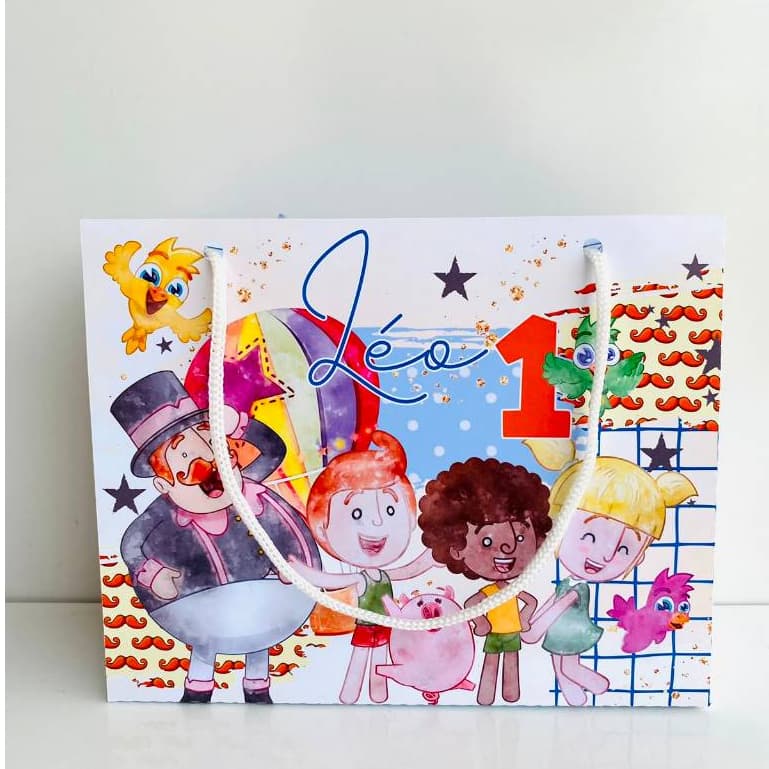 10 Sacolinha Personalizada TAM G Mundo Bita | Lembrancinha Personalizada 🎉 JÁ MONTADA