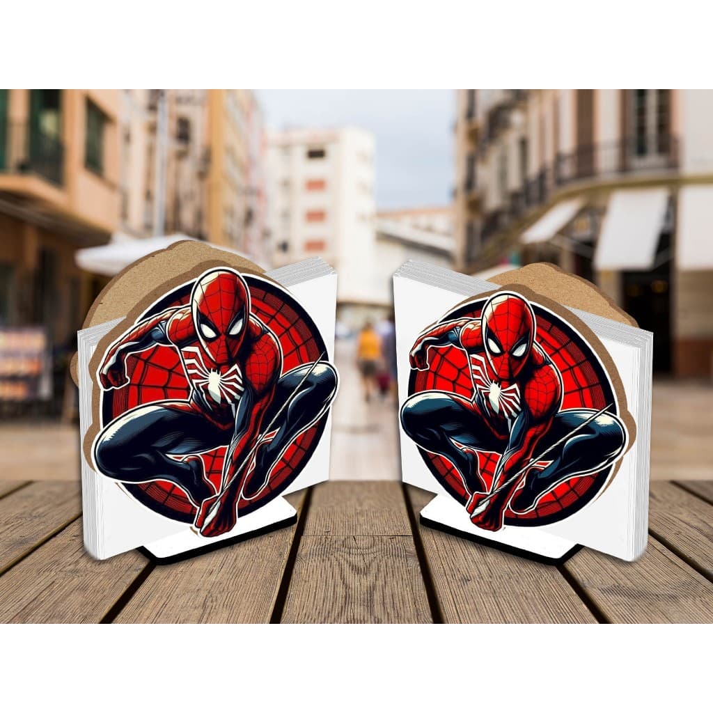 Kit 10 Centro de Mesa Porta Guardanapo Homem Aranha
