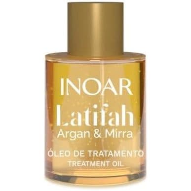 Óleo Inoar Latifah argan e mirra 7 ml óleo de tratamento capilar