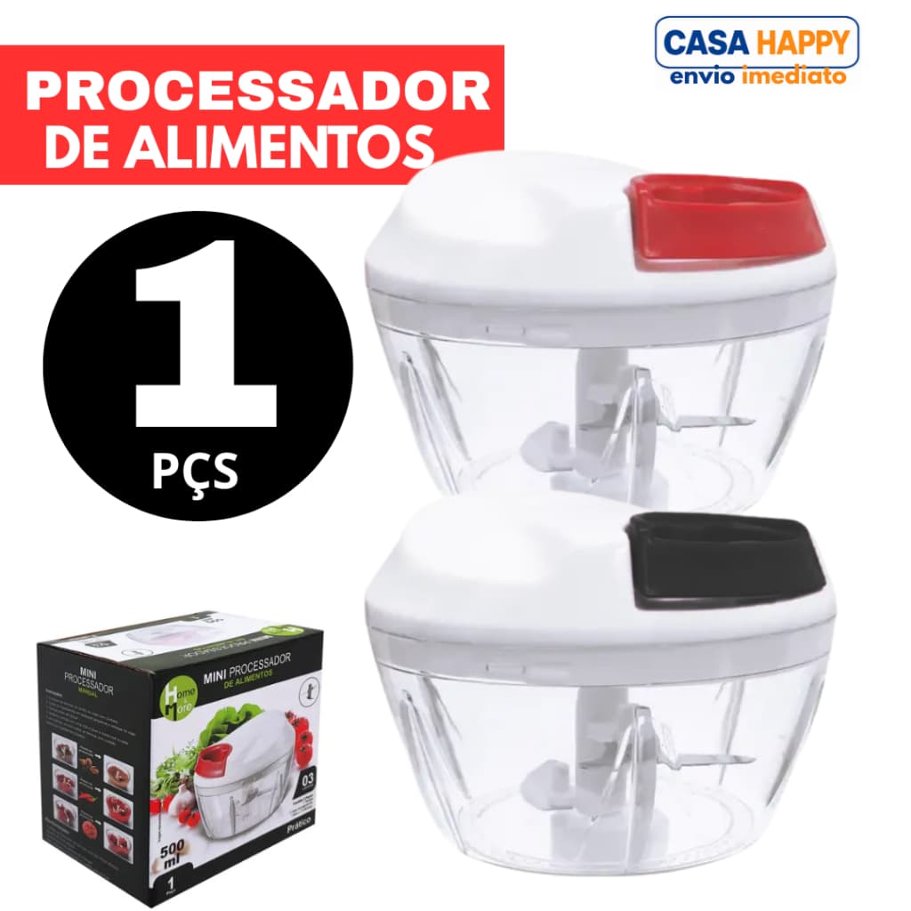 Processador de Alimentos Processador Manual Triturador de Alimentos Picador de Legumes Picador de Alho