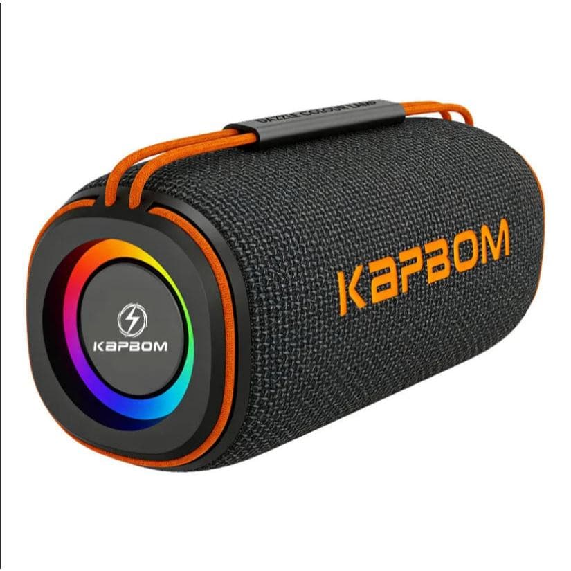 Bluetooth speaker 60w RGB light suporta vários modos de reprodução, como USB/TF/AUX/FM/TWS