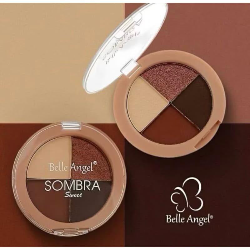 Quarteto de Sombras Belle Angel Paleta De Sombras Sweet 4 Cores Belle Angel