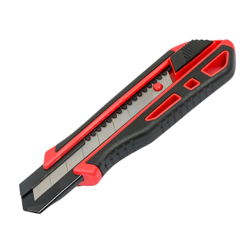 Estilete 25mm Profissional Emborrachado com Imã Lâmina Extra