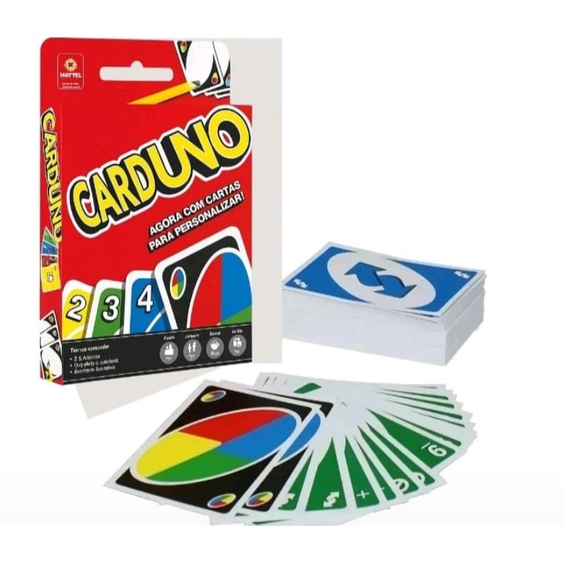 Uno Jogo de Cartas Tradicional Completo