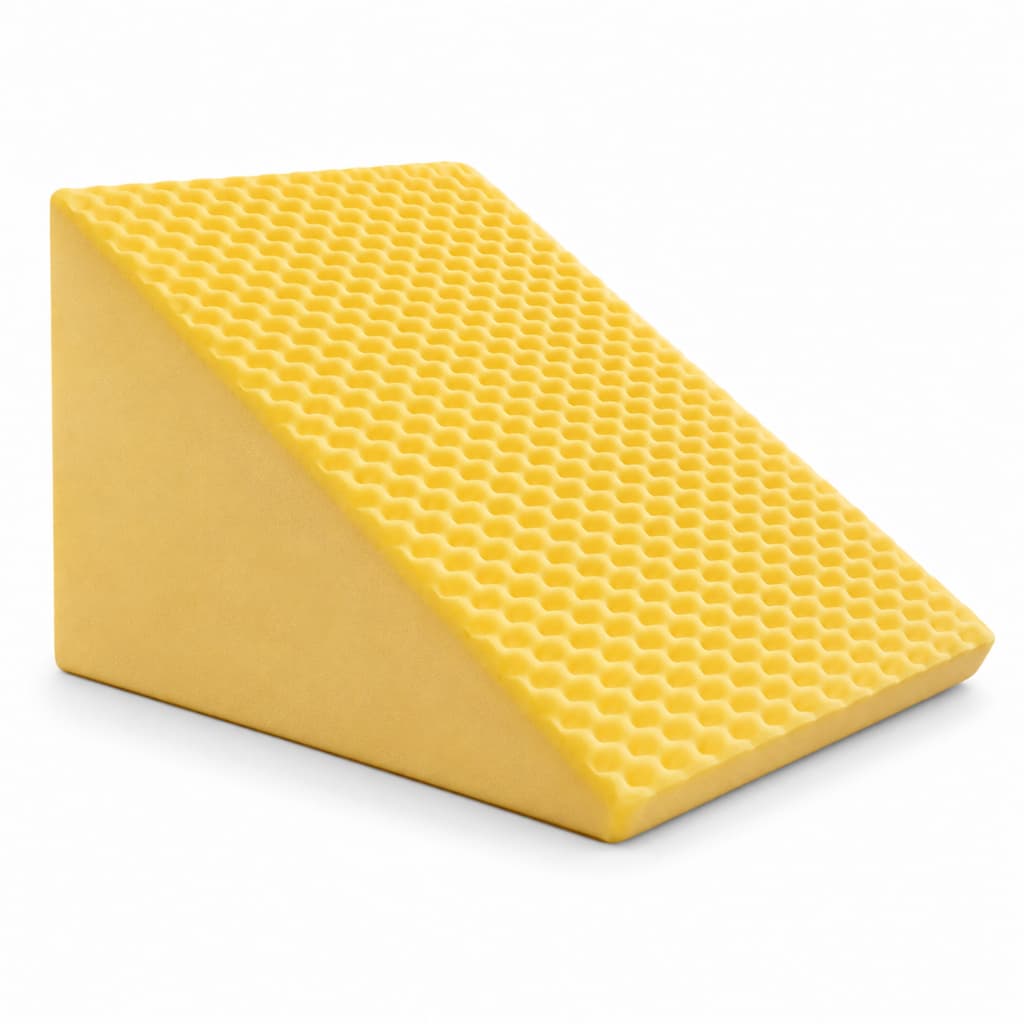 Encosto Suave Triangular Travesseiro Pós Ortopédico Almofada Terapêutica Espuma 65x45x30 - NÃO TEM CAPA