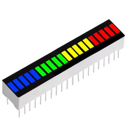 DISPLAY BARRA GRÁFICA DE LED 20 SEGMENTOS