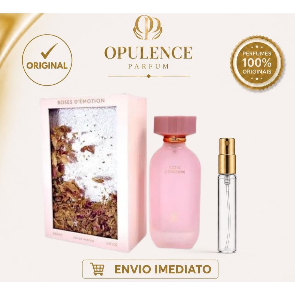 Perfume Roses D'emotion Fragrance World - Arabe Original