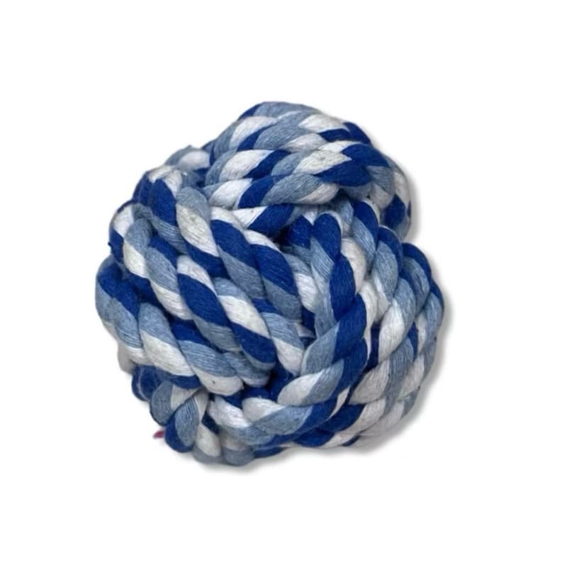 Brinquedo Pet - Bola em tecido de corda - Algodão Hipoalergênico - Diversas cores - Resistente