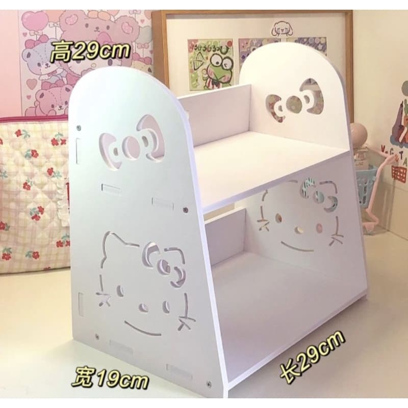 Estante Hello Kitty Organizador Sanrio Branco Kawaii