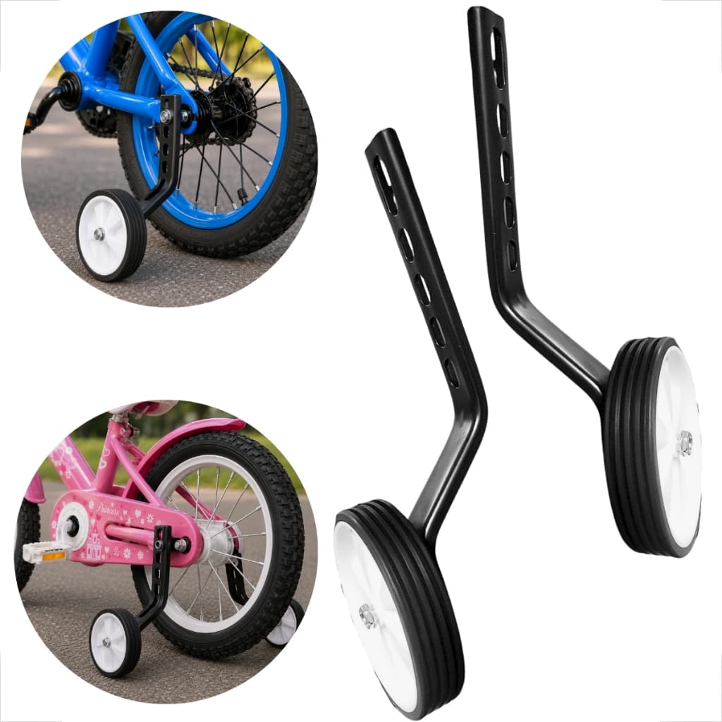 Par Roda Rodinha Lateral Bike Infantil Regulável 12 14 16 20