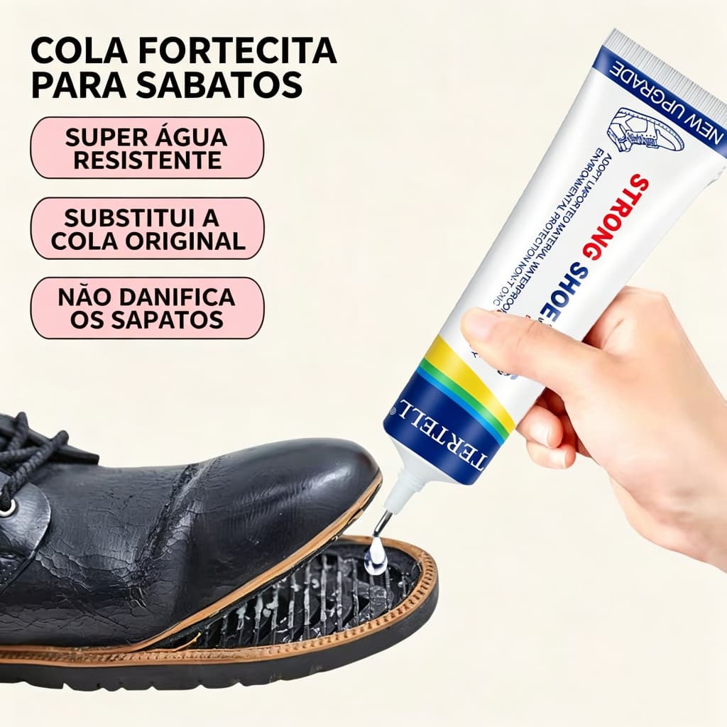 Cola de sapateiro universal, adesivo transparente e forte para calçados, à prova d'água cola .