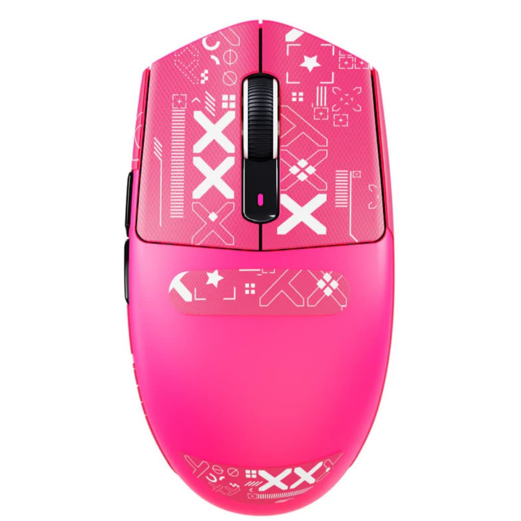 Lançamento 2026 Mouse Gamer Attack Shark G3 Rosa Sem Fio 2.4G Bluetooth Wired 25000DPI Sensor PixArt PAW3311