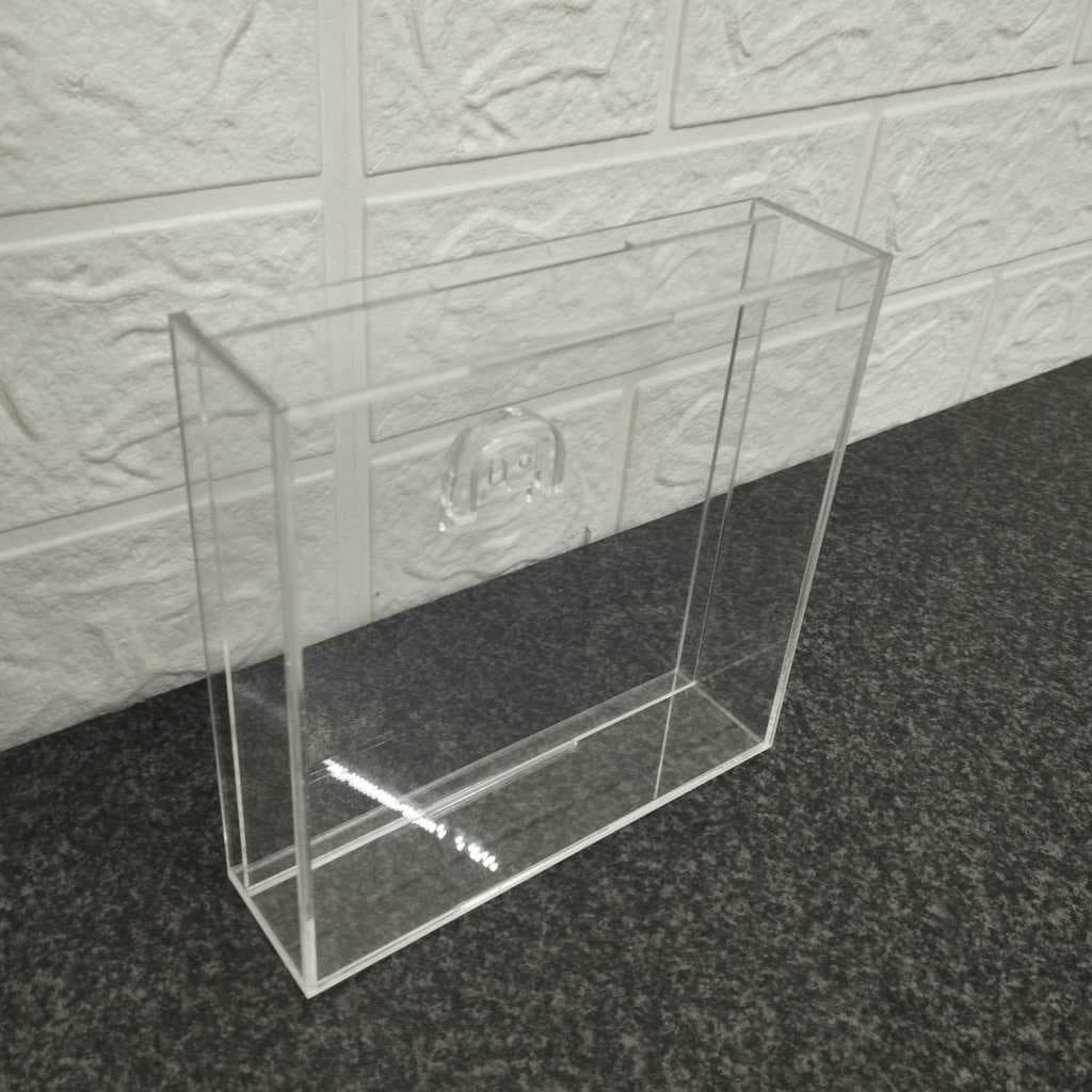 Quadro caixa  15x15cm em Acrilico Cristal para Foto - Desenho - texto