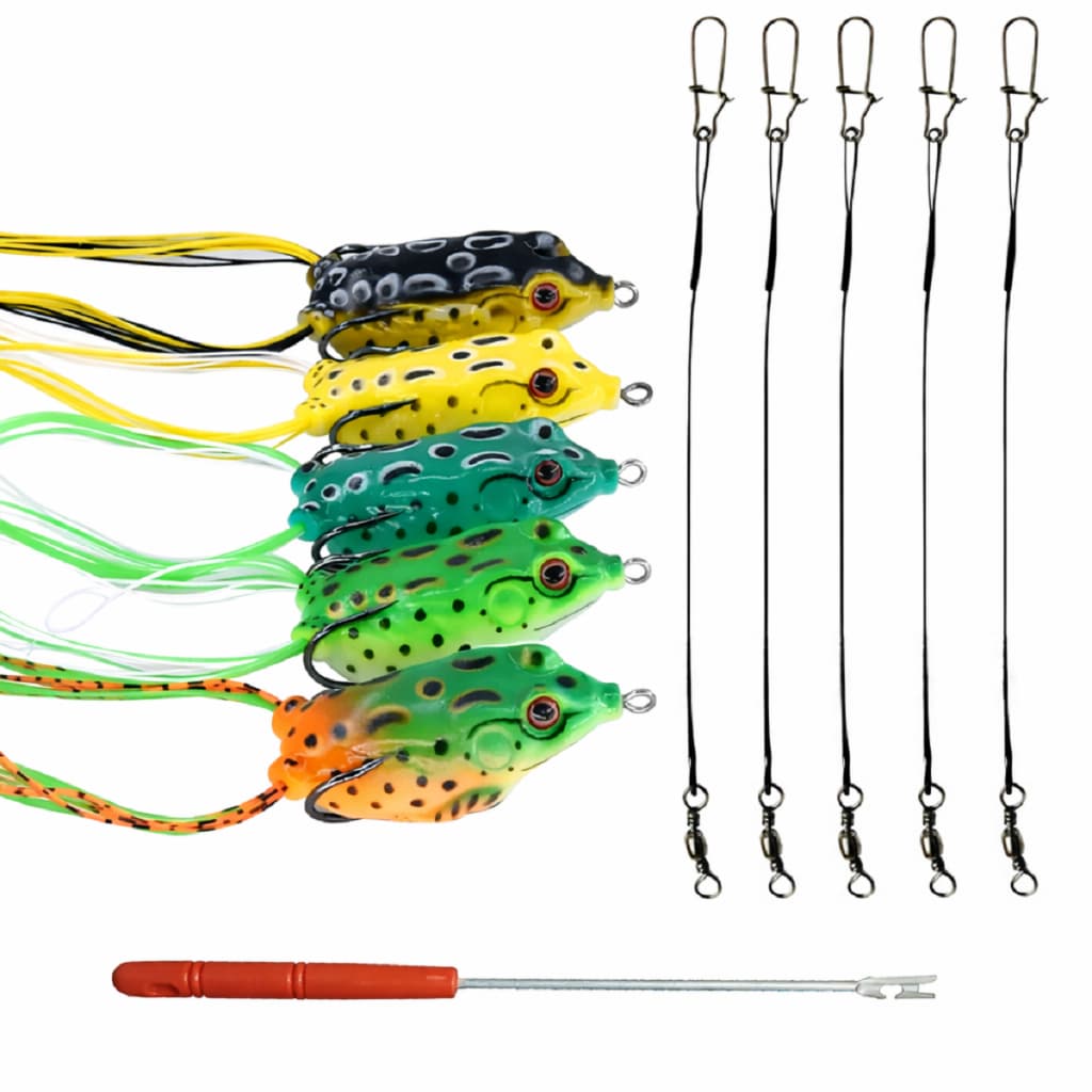 Kit p/ Pesca de Traíra c/ Frogs Encastoadores e Saca Anzol