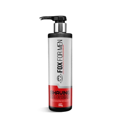 Shaving Creme Fox 500g Creme de Barbear Profissional Deslizamento e Conforto