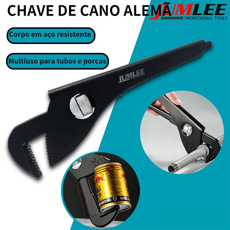 Chave Grifo Multifuncional Profissional Estilo Alemão Ajuste Rápido de Alta Resistência Jumlee