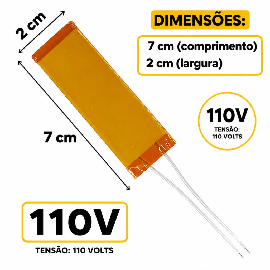 Resistência De Prancha Nano Titanium Baby Liss Original 7x2cm