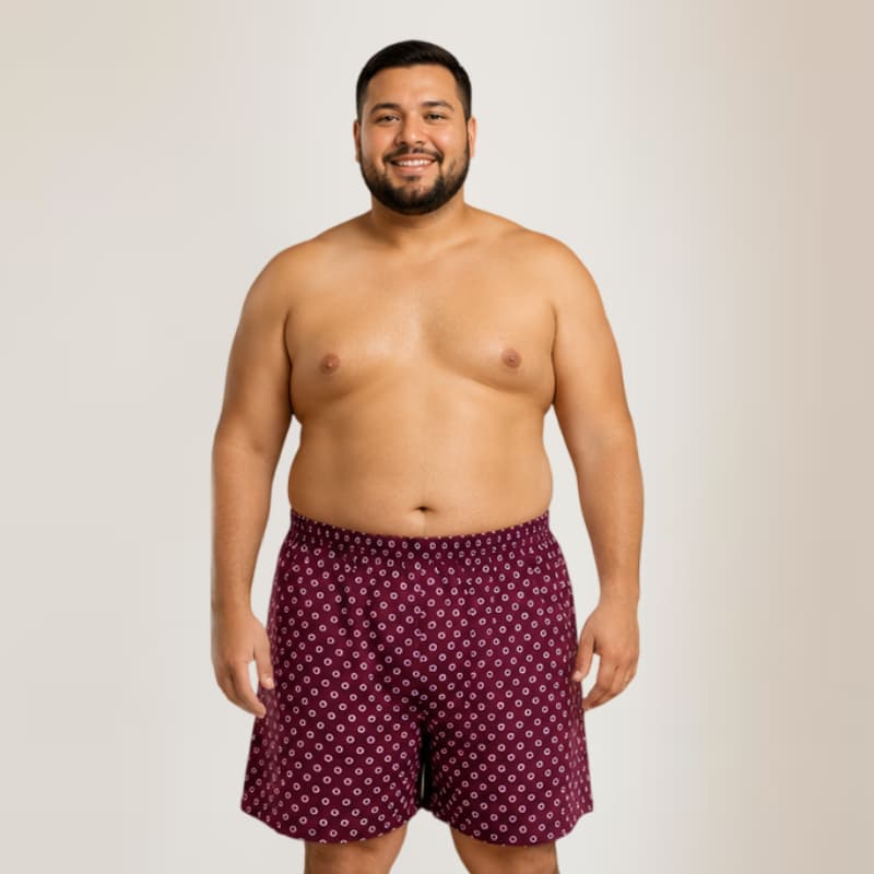 Kit 3 Samba Canção Plus Size Masculino Calção Grande Shorts Largo Macio Pijama Dormir Verão